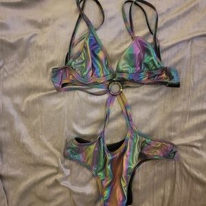 Roma Iridescent Bodysuit